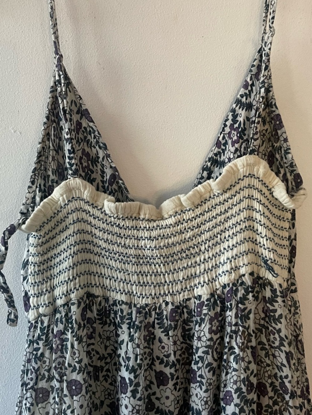 PPLA Cotton Paisley Maxi Dress Small Boho Beach Vacation Summer Resort Flowy - Picture 5 of 6